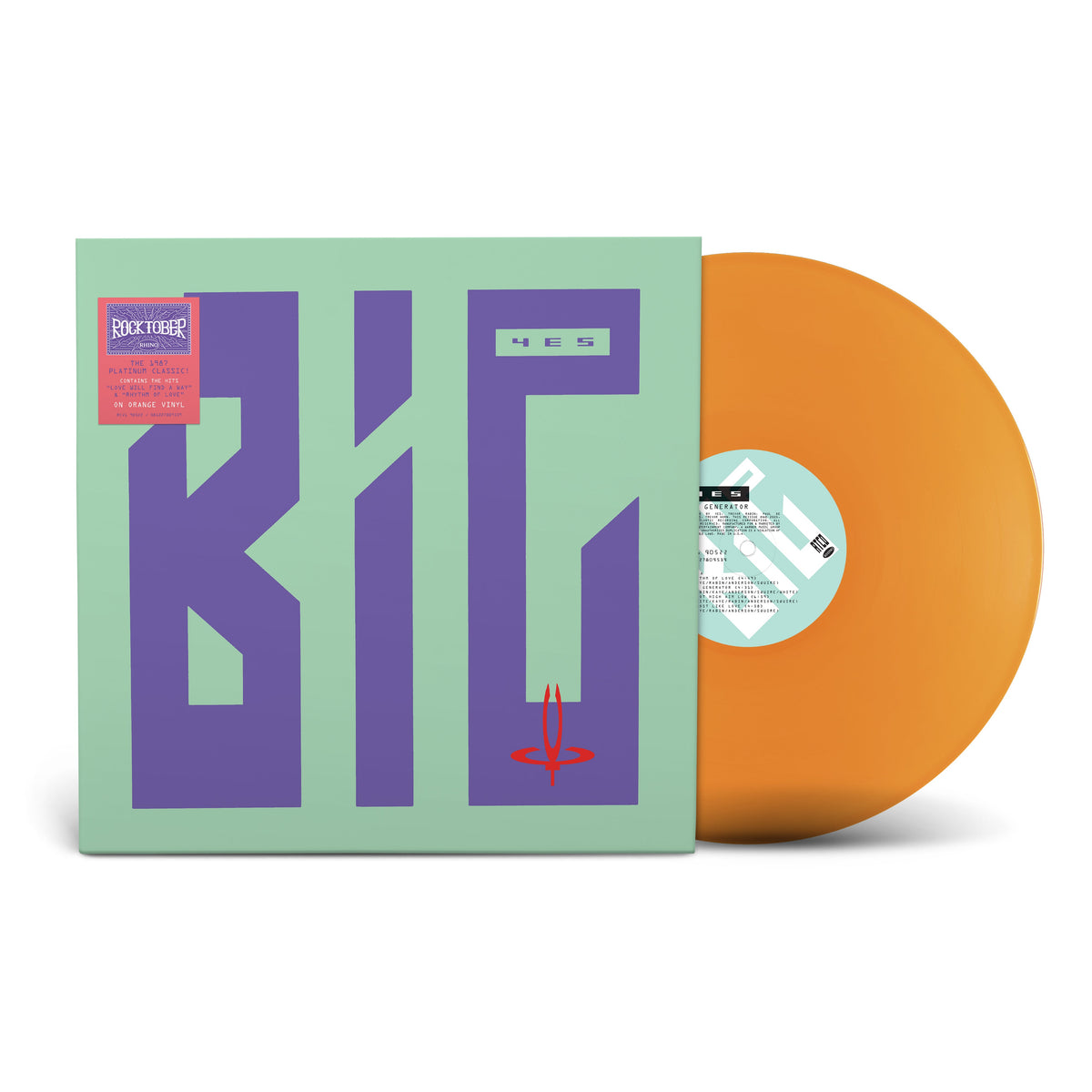 Yes- Big Generator (Rocktober 2025) (1LP Orange Vinyl)-Track Cache