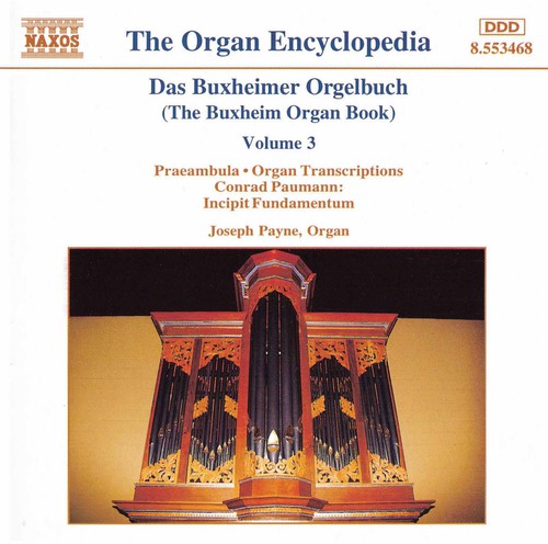 Joseph Payne- Buxheim Organ Book 3 (CD)-Track Cache