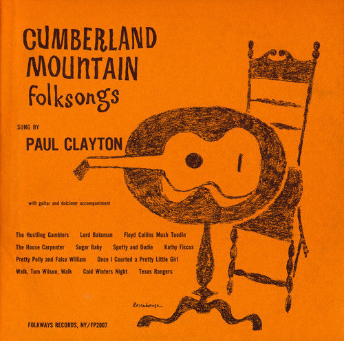 Paul Clayton- Cumberland Mountain Folksongs (CD)-Track Cache