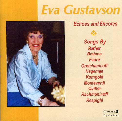 Korngold/Hageman/Barber/Qui- Echoes & Encores (CD)-Track Cache