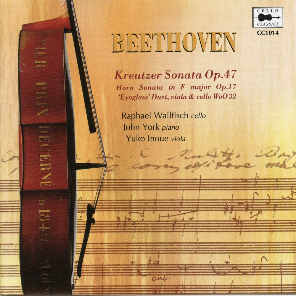 RAPHAEL WALLFISCH- Sonata In A Major Op 47 (CD)-Track Cache