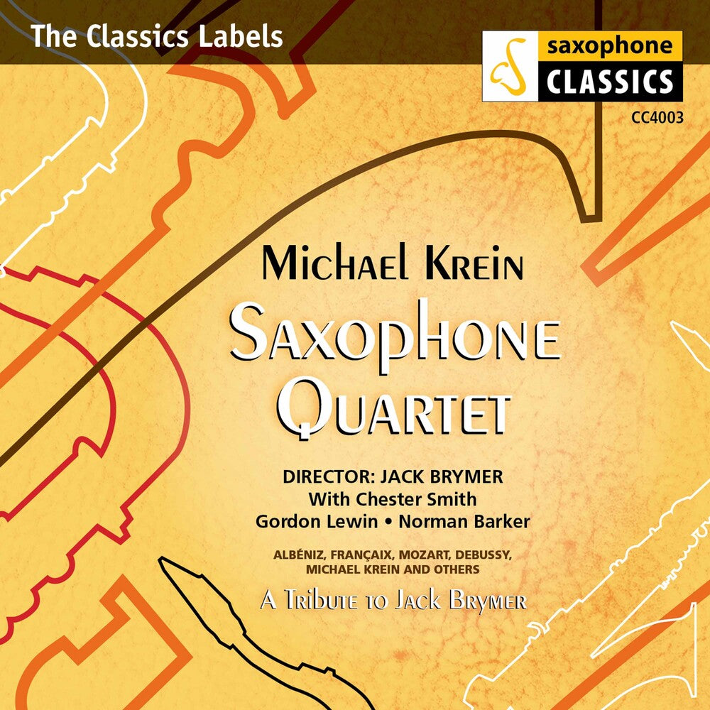 Michael Krein- Michael Krein Saxophone Quartet (CD)-Track Cache