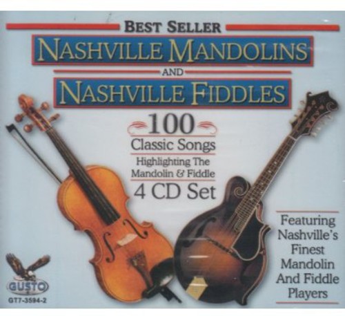 Nashville Mandolins & Fiddles- 100 Classic Songs (CD)-Track Cache