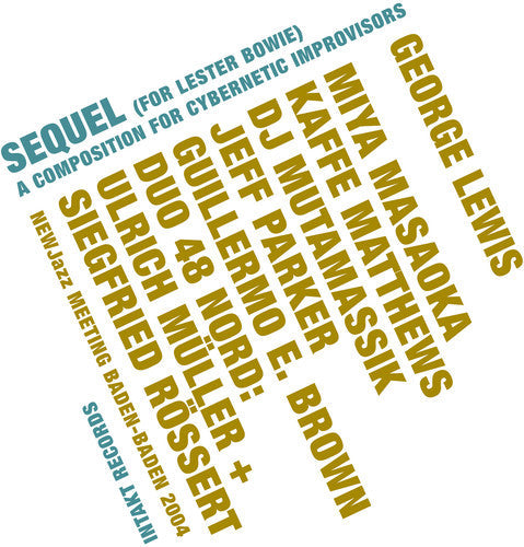 George Lewis- Sequel [Import] (CD)-Track Cache