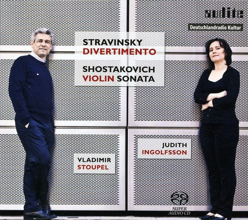 Judith Ingolfsson & Vladimir Stoupel- Works for Violin & Piano (CD)-Track Cache