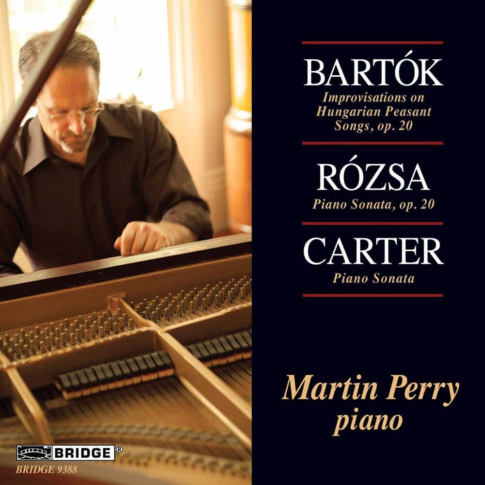 Bartok / Carter / Rosza- Martin Perry Plays (CD)-Track Cache