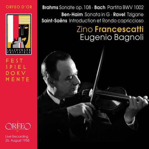 Zino Francescatti- Sonata No. 3 in D minor Op. 108 (CD)-Track Cache