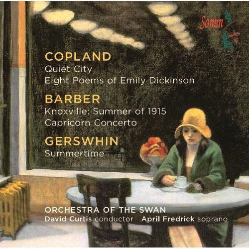 April Fredrick- Music By Copland & Barber & Gershwin (CD)-Track Cache