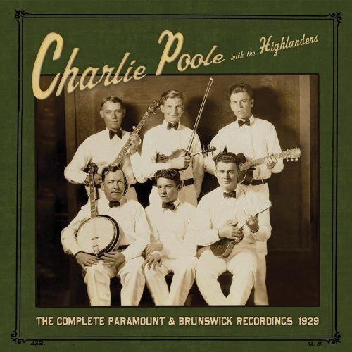 Charlie Poole With The Highlanders- The Complete Paramount and Brunswick Recordings 1929 (CD)-Track Cache