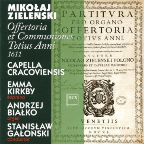 Stanislaw Galonski- Offertoria Et Communications Totius Anni 1611 (CD)-Track Cache