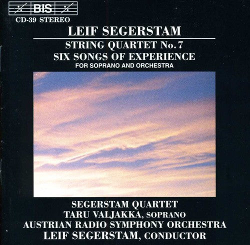 Austrian Radio Symphony Orchestra- String Quartet 7 / 6 Songs of Experience (CD)-Track Cache