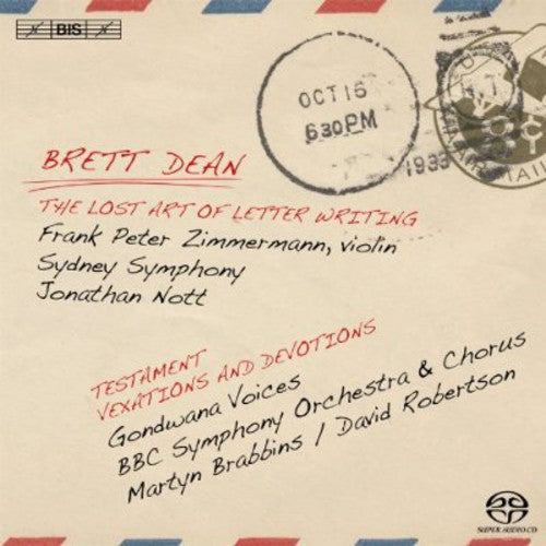 Brett Dean- Lost Art of Letter Writing Etc (CD)-Track Cache