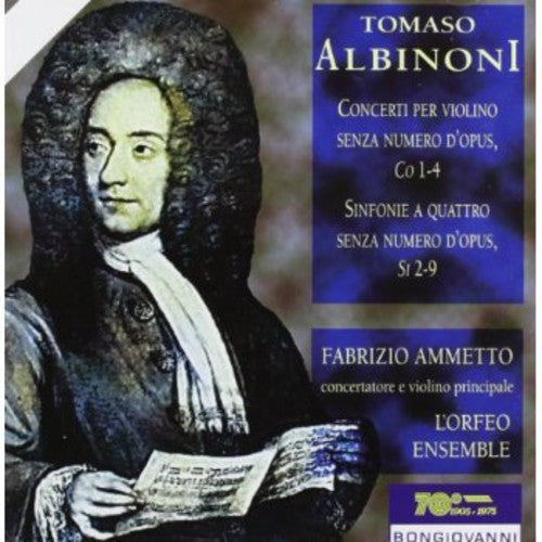 L'Orfeo Ensemble- Concerti For Violin / Sinfonia A Quattro (CD)-Track Cache