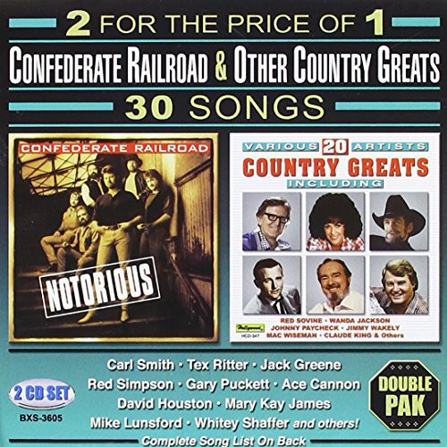 Confederate Railroad- 30 Songs (CD)-Track Cache