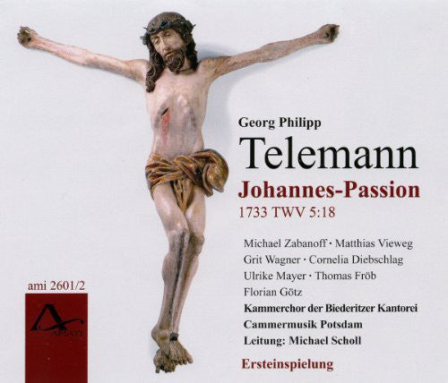 Telemann / Zabanoff / Vieweg / Wagner- Johannes Passion (CD)-Track Cache