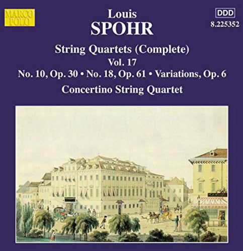 Spohr- STR QRTS 17 (CD)-Track Cache