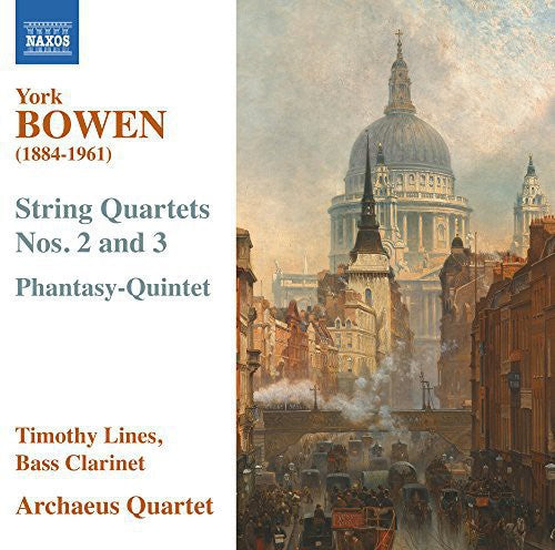 Bowen / Lines / Archaeus Qrt- String QRTS 2 -3 & Phantasy-Quintet (CD)-Track Cache