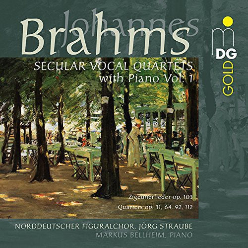 Brahms / Jorg Straube- Secular Choral Works with Piano Vol. 1 (CD)-Track Cache