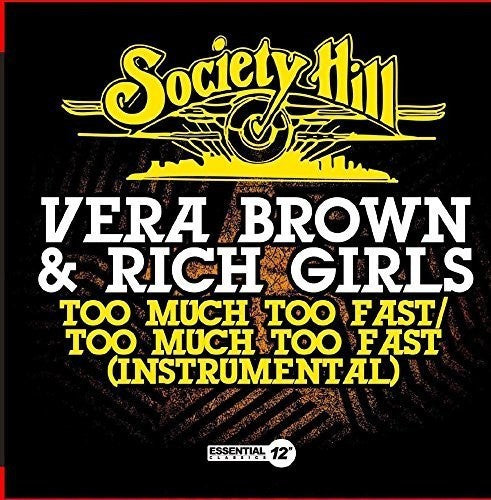 Vera Brown & Rich Girls- Too Much Too Fast (CD)-Track Cache