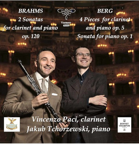 Berg / Brahms / Paci / Tchorzewski- Brahms & Berg: Works for Clarinet and Piano (CD)-Track Cache