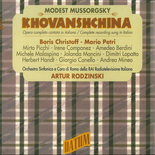 Modest Mussorgsky / Christoff / Rodzinski- Modest Mussorgsky: Khovanshchina (CD)-Track Cache
