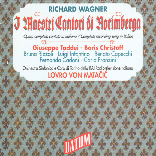 Wagner / Taddei / Torino- Maestri Cantori Di Norimberga (CD)-Track Cache