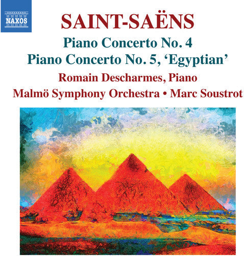Saens / Descharmes / Soustrot- Piano Concertos 4 & 5 (CD)-Track Cache