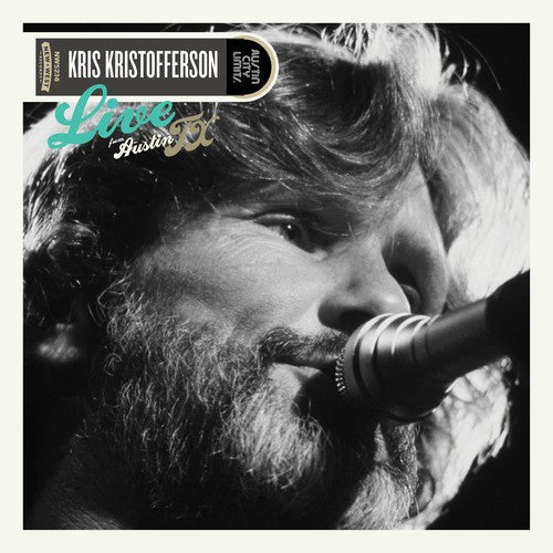 Kris Kristofferson- Live From Austin, TX [LP] (Vinyl)-Track Cache