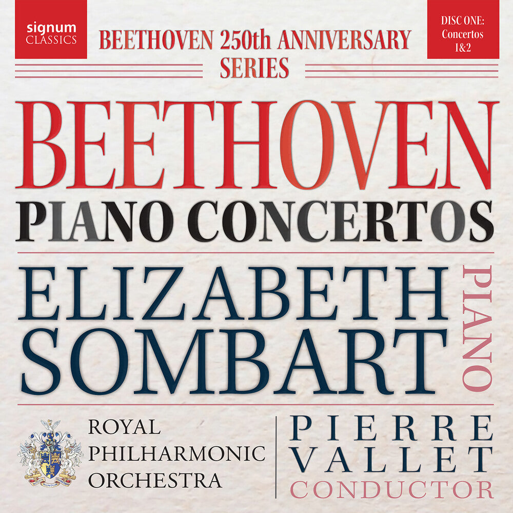 Beethoven / Sombart / Vallet- Piano Concertos 1 (CD)-Track Cache