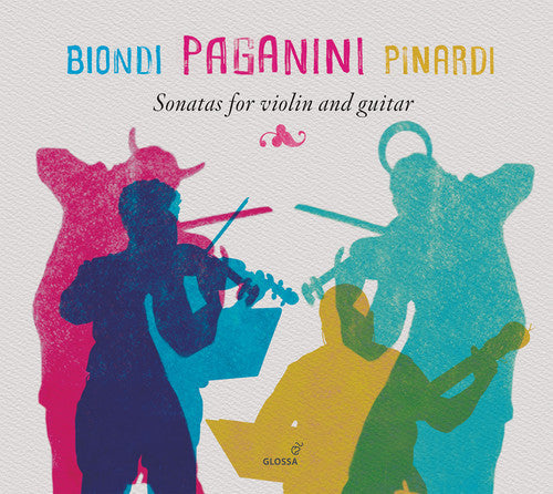 Paganini / Biondi / Pinardi- Sonatas for Violin & Guitar (CD)-Track Cache