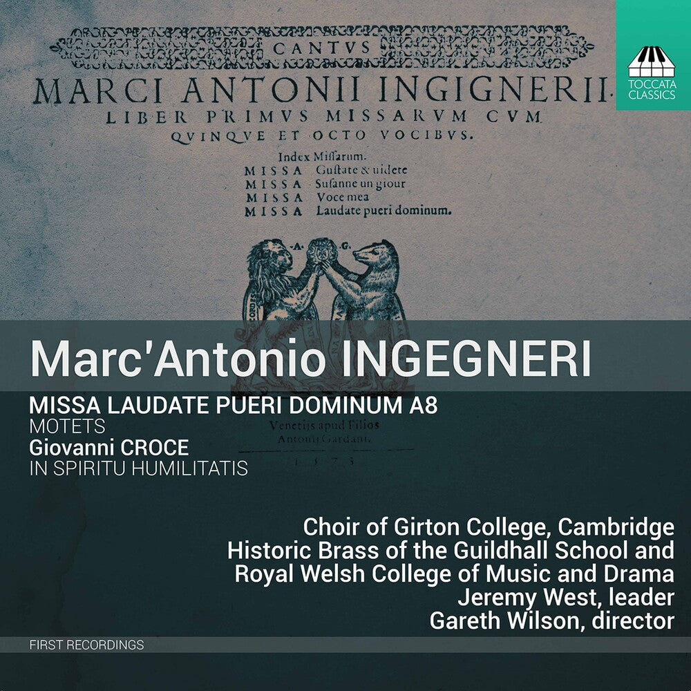 Ingegneri / Wilson- Missa Laudate Pueri Dominum (CD)-Track Cache