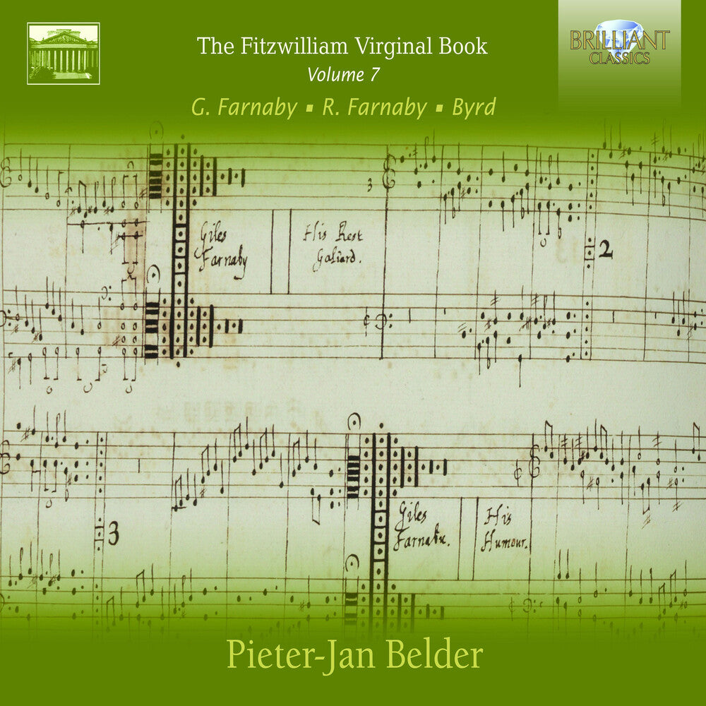 Byrd / Belder- Fitzwilliam Virginal Book 7 (CD)-Track Cache