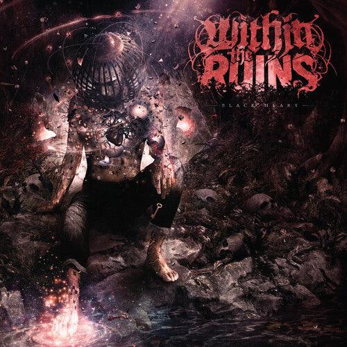 Within the Ruins- Black Heart (Opaque Apple Red & Opaque Silver Vinyl)-Track Cache