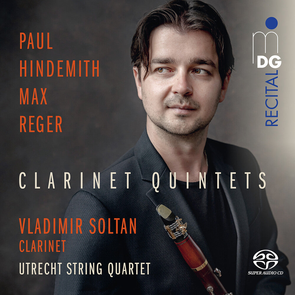 Hindemith / Soltant / Utrecht String Quartet- Clarinet Quintets (CD)-Track Cache