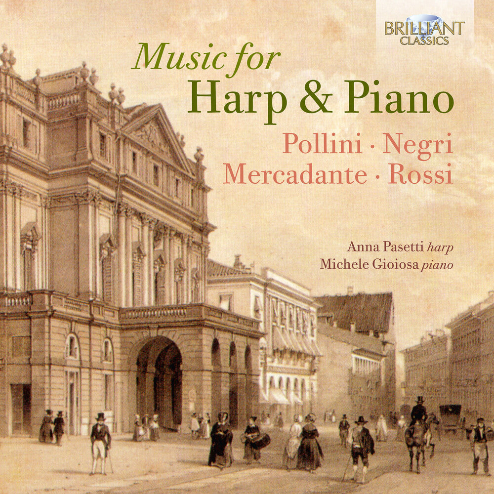 Mercadante / Pasetti / Gioiosa- Music for Harp & Piano (CD)-Track Cache