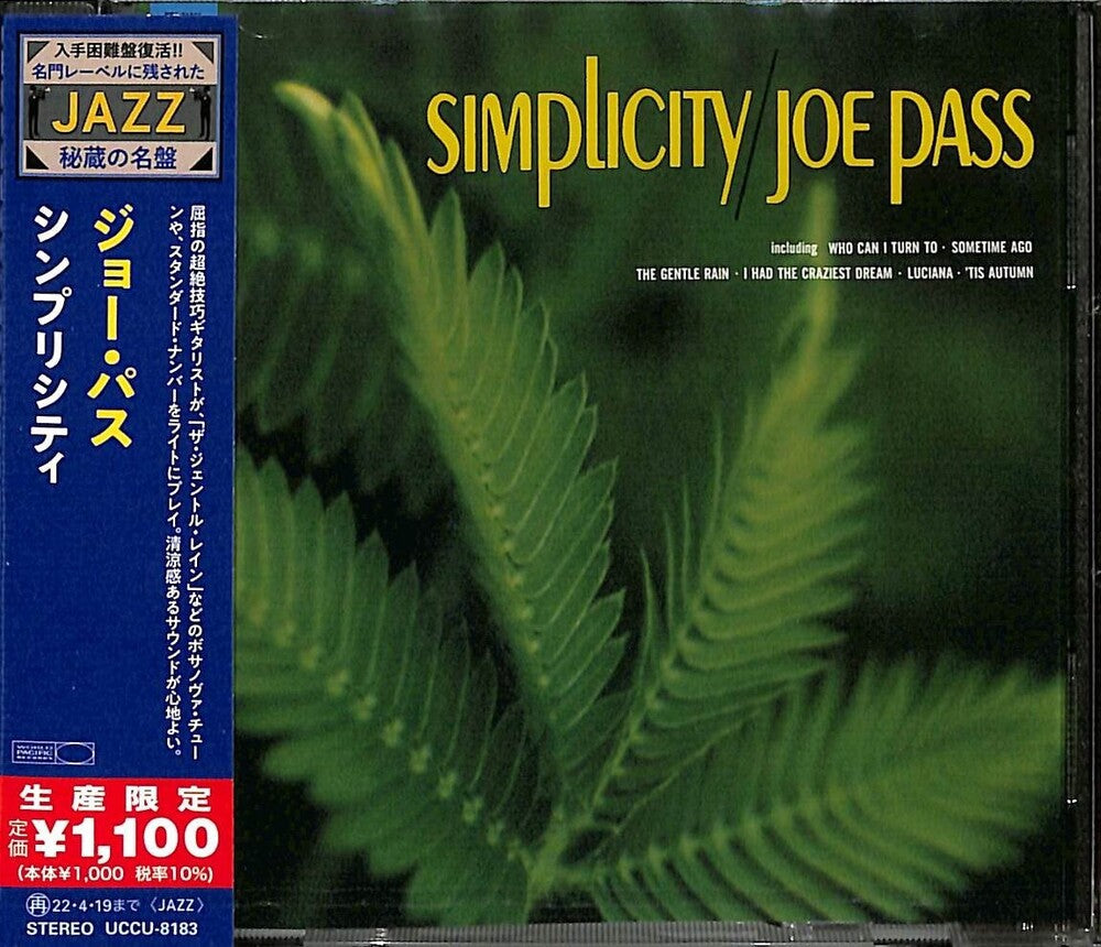 Joe Pass- Simplicity (CD)-Track Cache