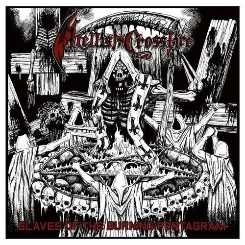Hellish Crossfire- Slaves of the Burning Pentagram (Vinyl)-Track Cache