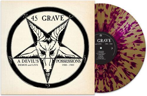 45 Grave- A Devil's Possessions - Demos & Live 1980-1983 - GOLD/PURPLE SPLATTER (Vinyl)-Track Cache
