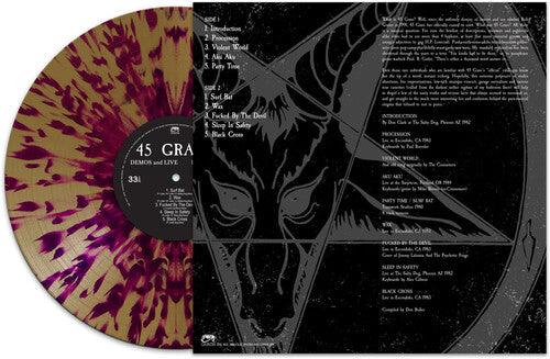 45 Grave- A Devil's Possessions - Demos & Live 1980-1983 - GOLD/PURPLE SPLATTER (Vinyl)-Track Cache