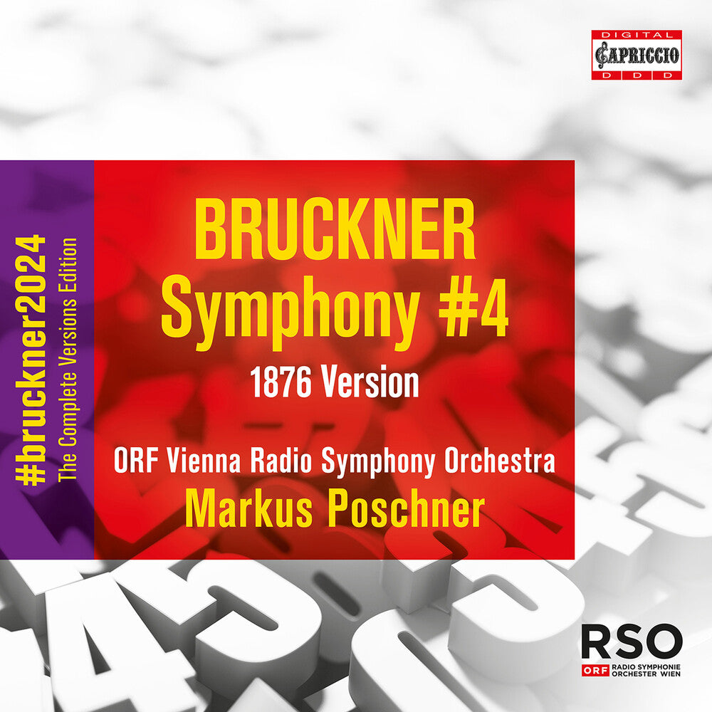 Bruckner / Orf Vienna Radio Symphony Orchestra- Symphony No. 4 (1876 Version) (CD)-Track Cache