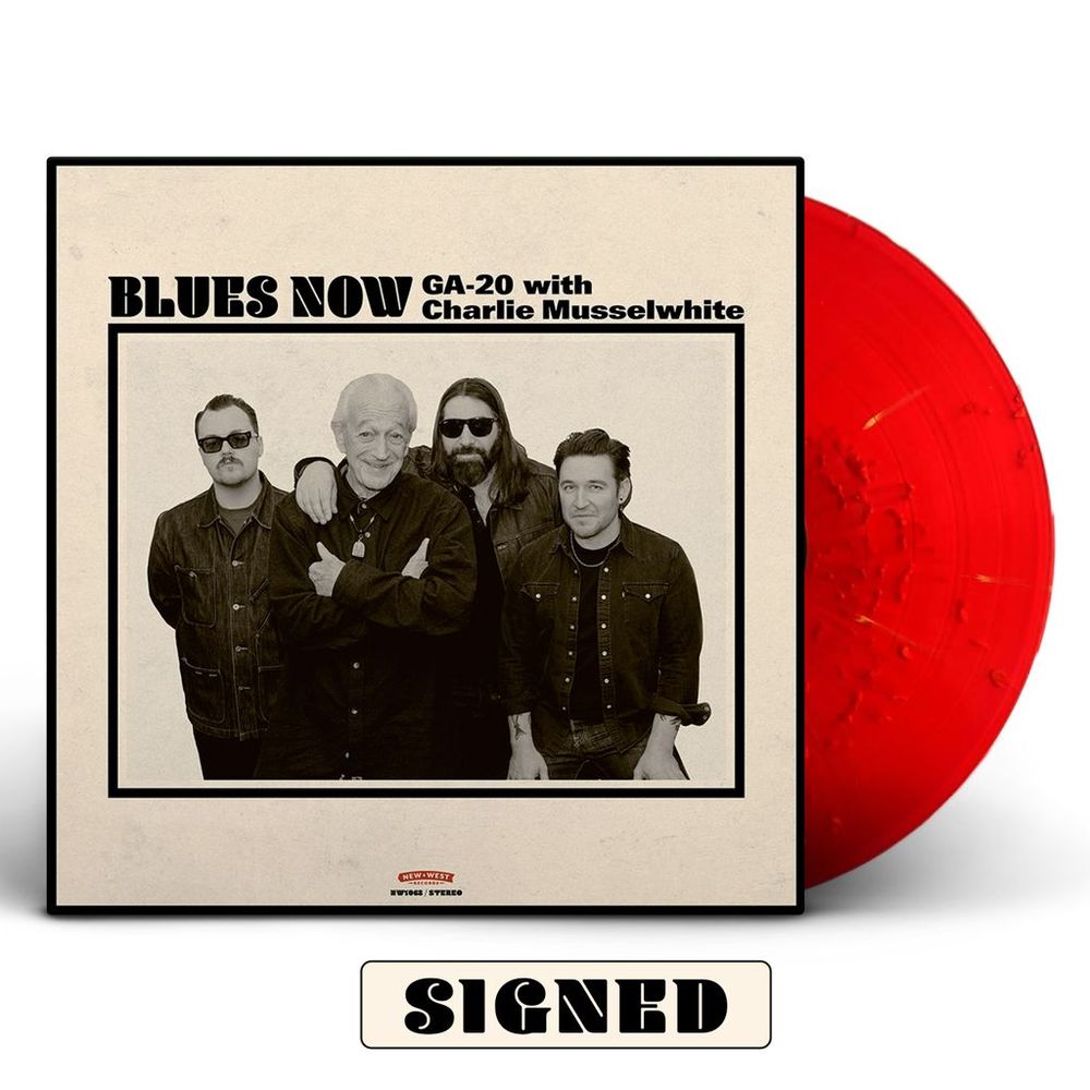 GA-20- Blues Now [Indie Exclusive Red Splatter - Autographed Insert] (Vinyl)-Track Cache