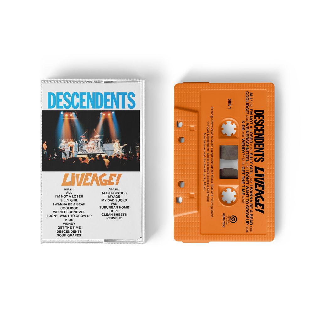 Descendents- Liveage! (2026 Orange Cassette)-Track Cache