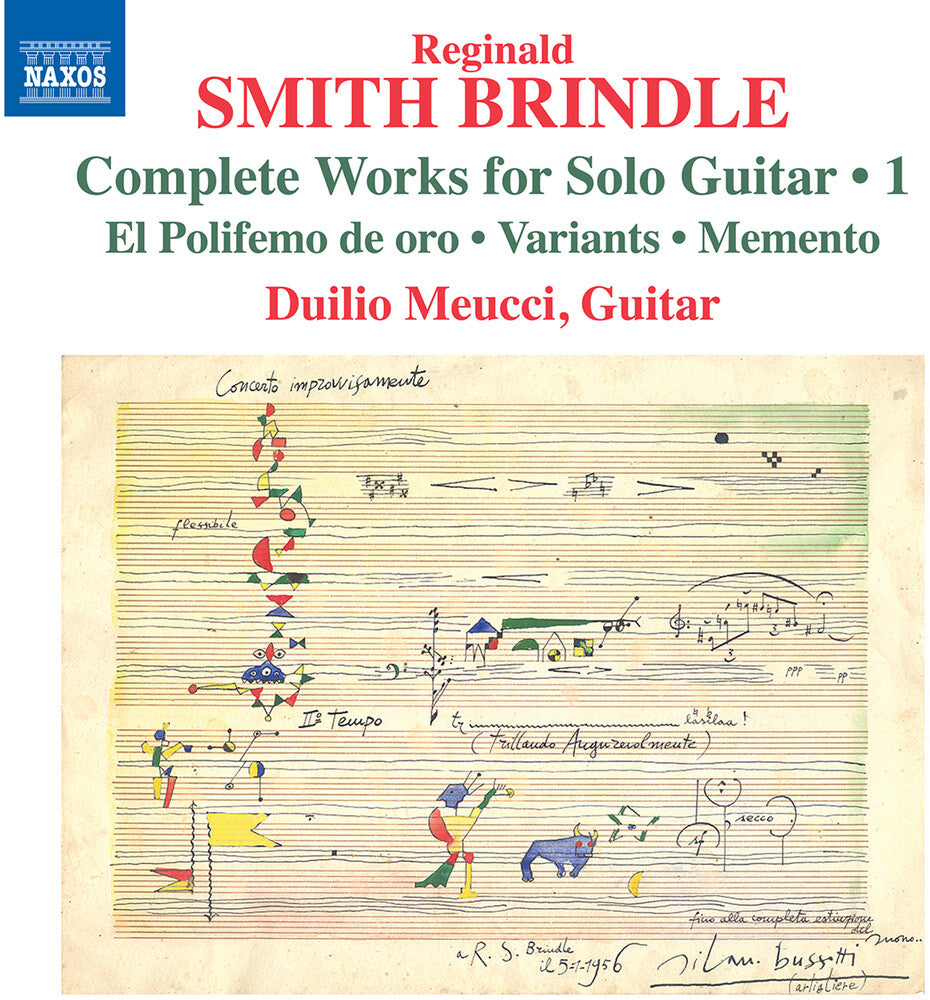 Brindle / Meucci- Complete Works For Solo Guitar (CD)-Track Cache