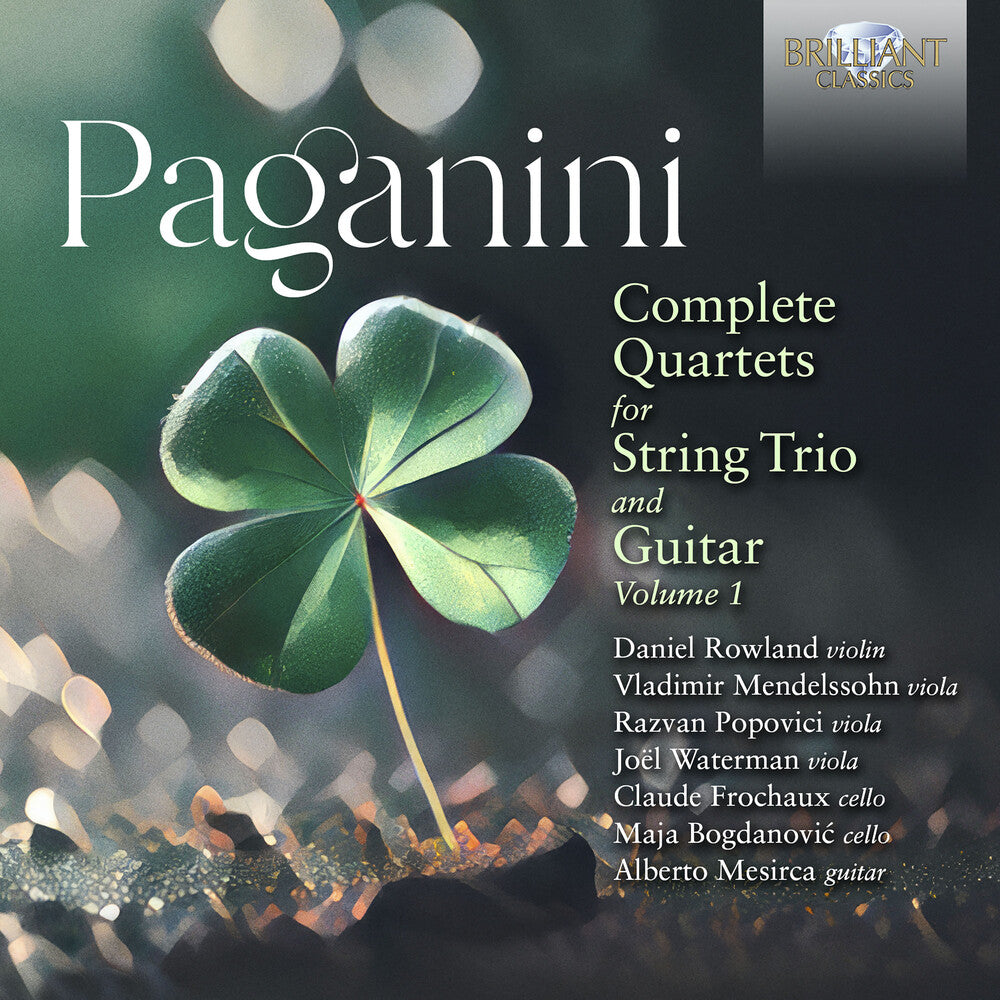 Paganini / Rowland / Bogdanovic- Complete Quartets For String Trio & Guitar Vol. 1 (CD)-Track Cache