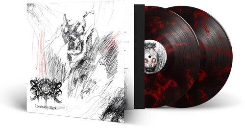 Xasthur- Inevitably Dark - Red/Black Marble (Vinyl)-Track Cache