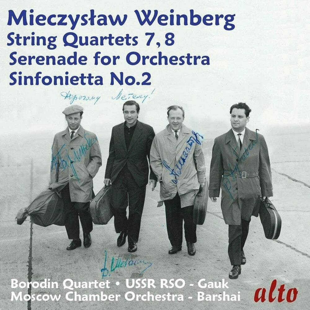 Borodin Quartet- Mieczyslaw Weinberg: Str Qrts Nos. 7 & 8 (CD)-Track Cache