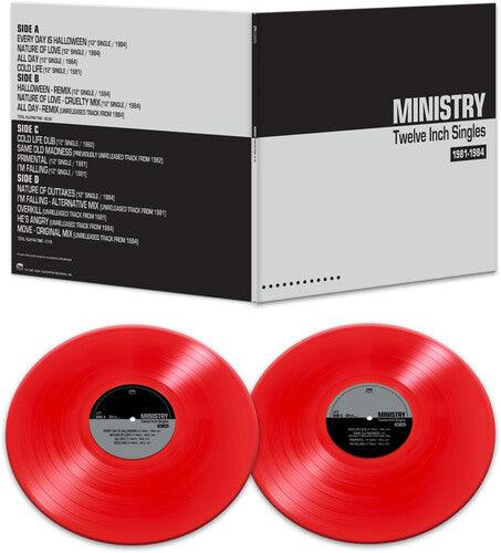 Ministry- 12" Singles 1981-1984 - Red (Vinyl)-Track Cache