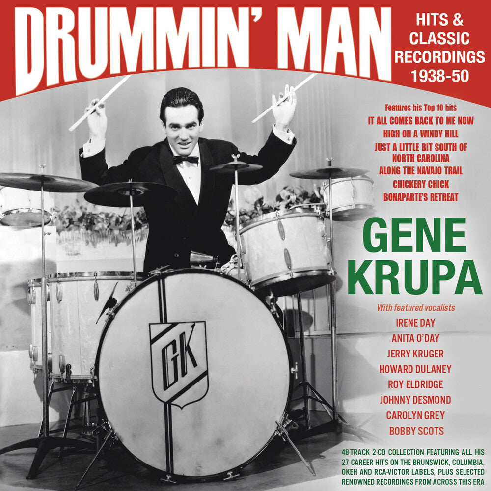 Gene Krupa- Drummin' Man: Hits & Classic Recordings 1938-50 (CD)-Track Cache