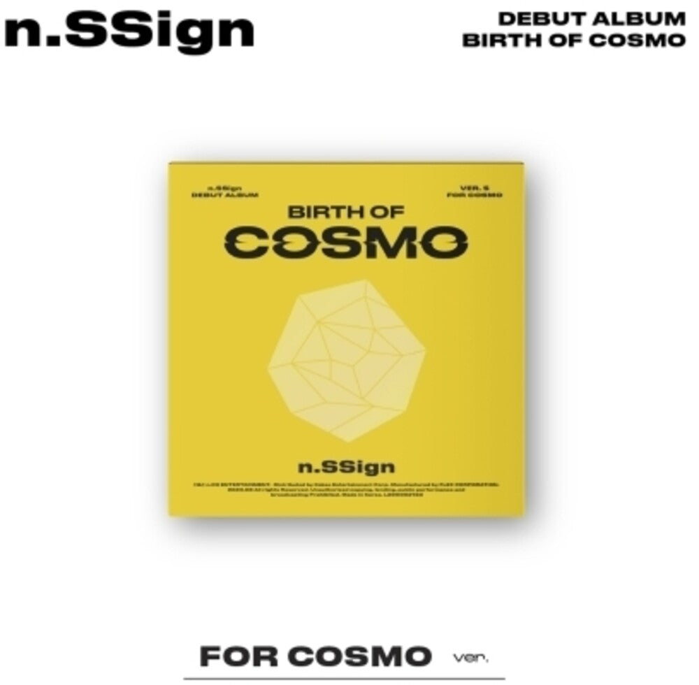 N.Ssign- Birth Of Cosmo - For Cosmo Version (Pcrd) (Phot) (CD)-Track Cache