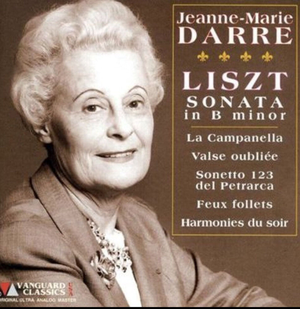 Liszt / Darre- Sonata In B Minor (CD)-Track Cache